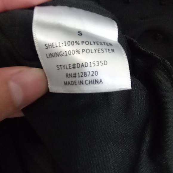 Blue rain black mini dress - Picture 14 of 14